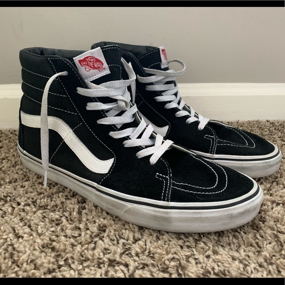 vans classic high tops black